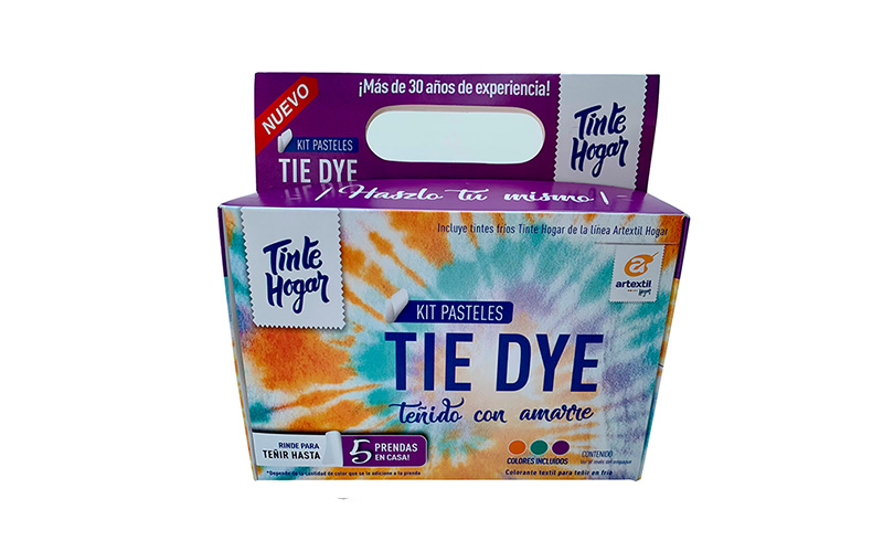 Kit Tie Dye Tinte Hogar Colorante Textil Teñir Ropa Batik 1a GENERICO